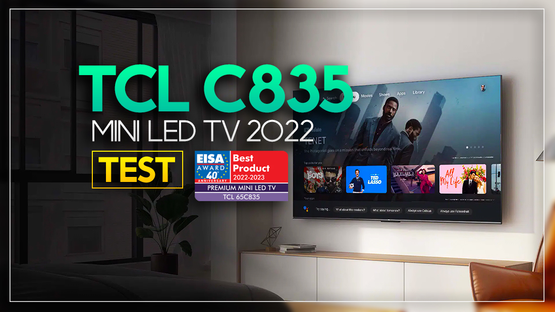 Test telewizora TCL C835 – najlepszy premium Mini LED według EISA 2022/2023