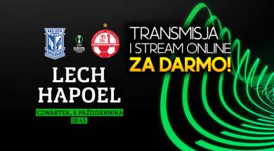 Lech Poznań Hapoel Beer Szewa Liga Konferencji Europy stream transmisja TVP