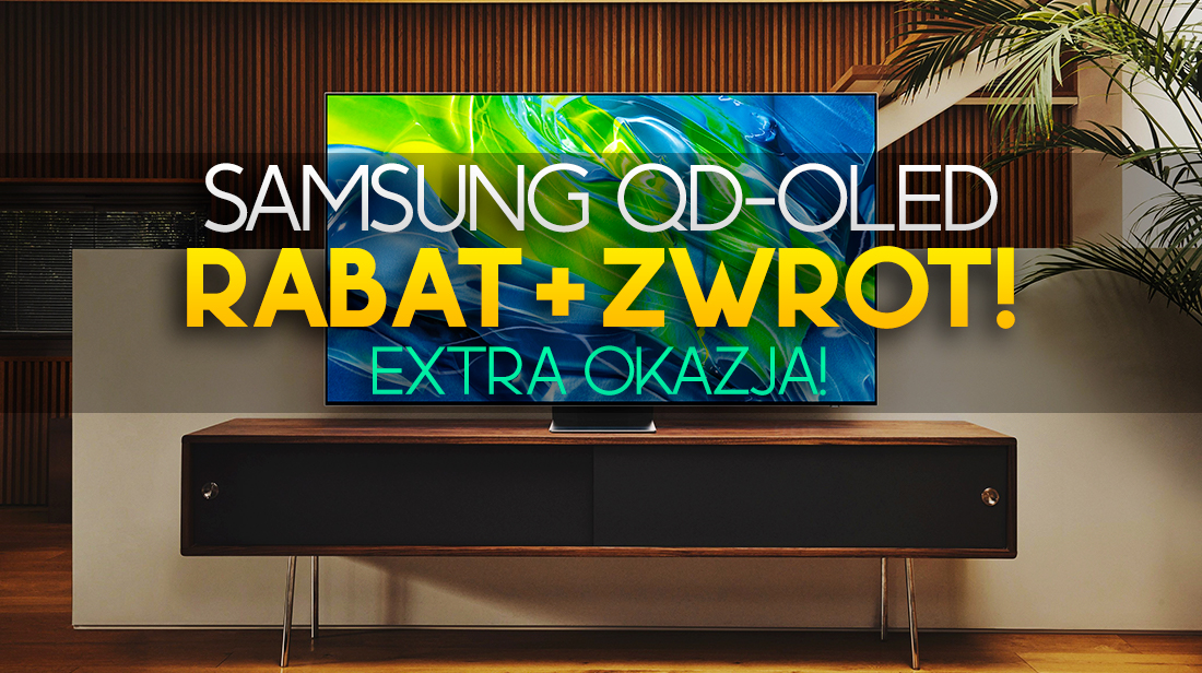 Mega okazja na topowy TV Samsung QD-OLED S95B! Najniższe ceny i zwrot gotówki! Gdzie?