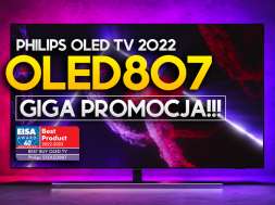 Philips OLED 807 telewizor 2022 77 cali Media Expert listopad 2022 promocja