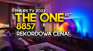 telewizor Philips The One PUS8857 65 cali promocja media expert grudzień 2022 okładka