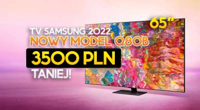 samsung qled q80b telewizor 65 cali promocja media expert grudzień 2022 okładka