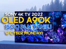 Sony BRAVIA XR OLED A90K telewizor 48 cali promocja Media Expert listopad 2022 cyber monday okładka
