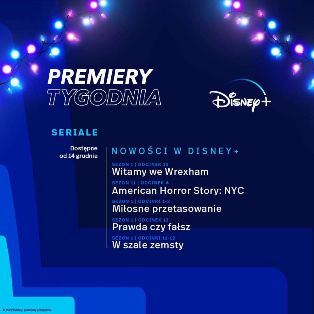 disney+ vod streaming online filmy seriale premiery grudzień 2022 co obejrzeć