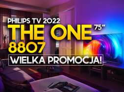 telewizor Philips The One PUS8807 75 cali promocja media expert luty 2023 okładka