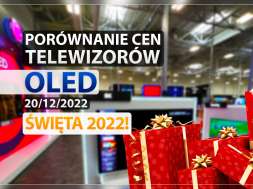 porównanie cen telewizory oled 20 12 2022 święta okładka
