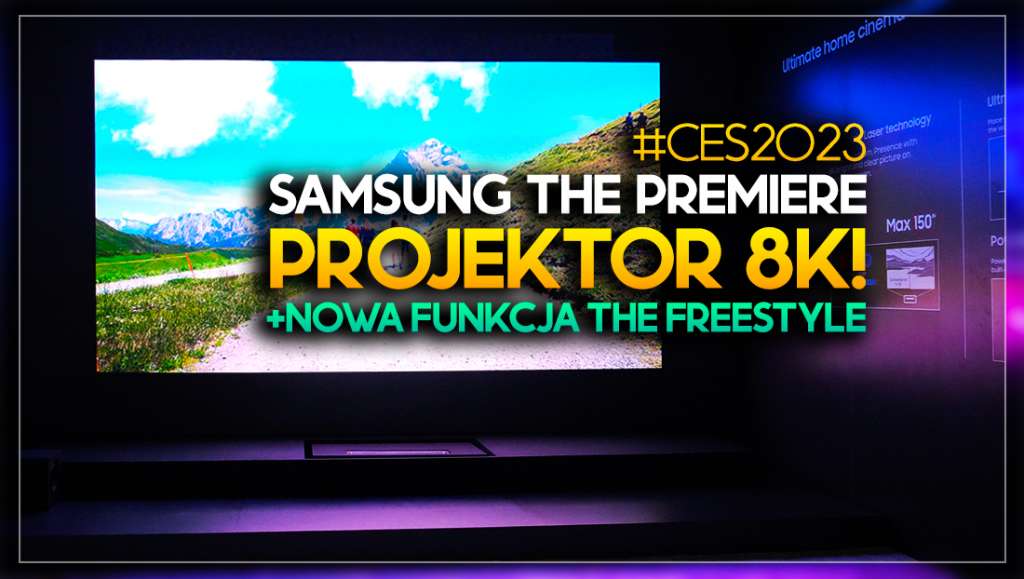 samsung projektory 2023 the freestyle 4k ces screen blending 2