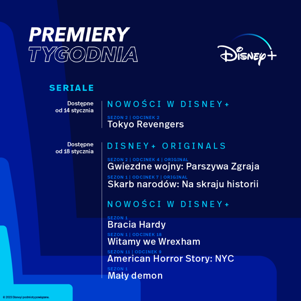 disney+ vod streaming online filmy seriale premiery styczeń 2023 co obejrzeć