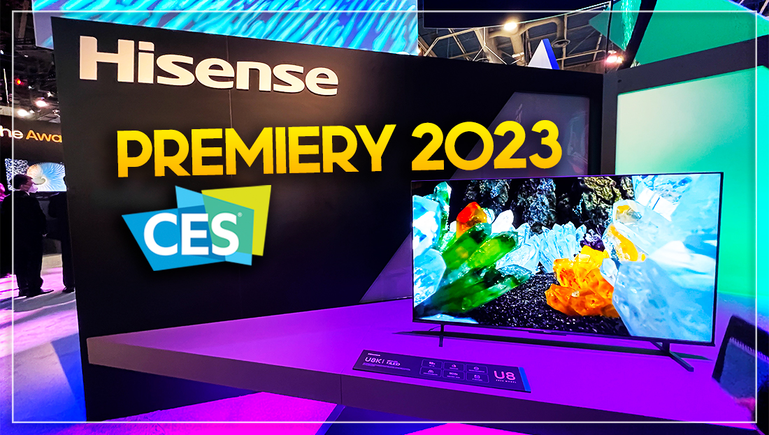 Hisense pokazał nowe, lepsze TV Mini LED i Laser TV na 2023! Byliśmy na stoisku na targach CES