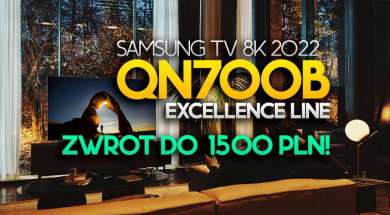 telewizor samsung neo qled 8k excellence line qn700b 65 cali promocja zwrot okładka kwiecień 2023