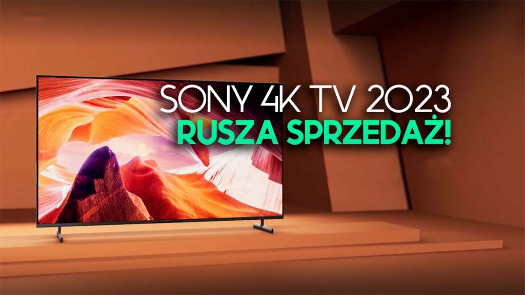 telewizory sony 2023 4k hdr led x80l cena ceny gdzie kupić