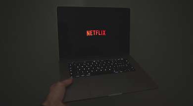 netflix laptop logo