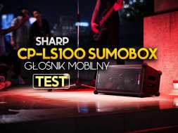 sharp cp-ls100 sumobox głośnik mobilny test okładka