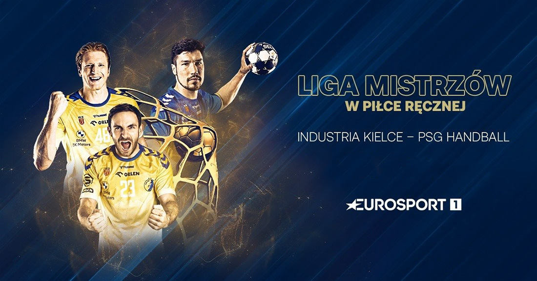 Wielki hit Ligi Mistrzów Industria Kielce – PSG już dziś w Eurosport 1 i Player! O której oglądać?