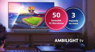 philips ambilight telewizory koszulka mecz barcelony gratis za darmo konkurs promocja media expert październik 2023 oferta okładka
