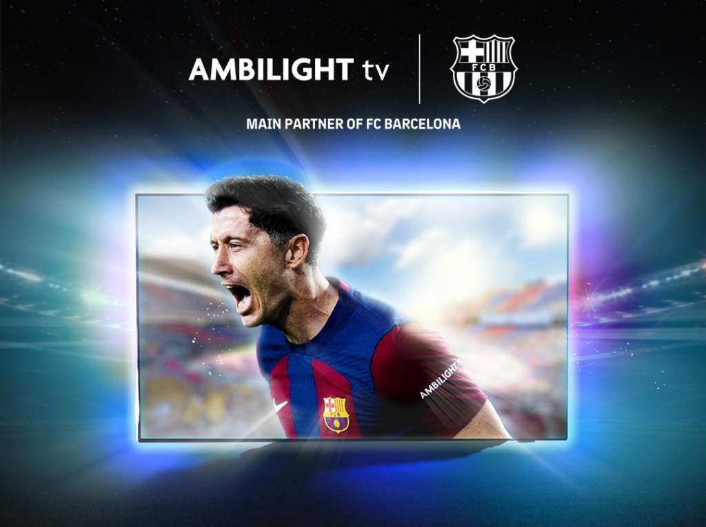 Robert Lewandowski ambasador philips ambilight tv