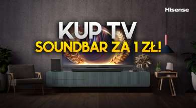 Hisense promocja telewizory soundbar gratis marzec kwiecień 2024 okładka