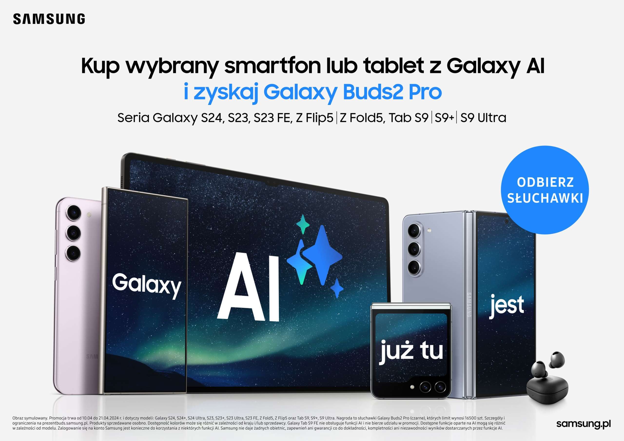 Samsung rusza z nową promocją! Jak otrzymać słuchawki Galaxy Buds2 Pro za darmo?