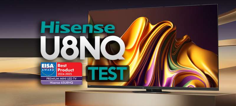 hisense u8nq telewizor 2024 test okładka