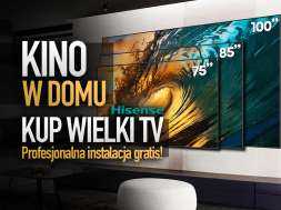 kino w domu hisense akcja promocja montaż gratis media expert październik 2024 okładka