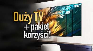 hisense duży telewizor wniesienie instalacja gratis promocja media expert listopad 2024 okładka