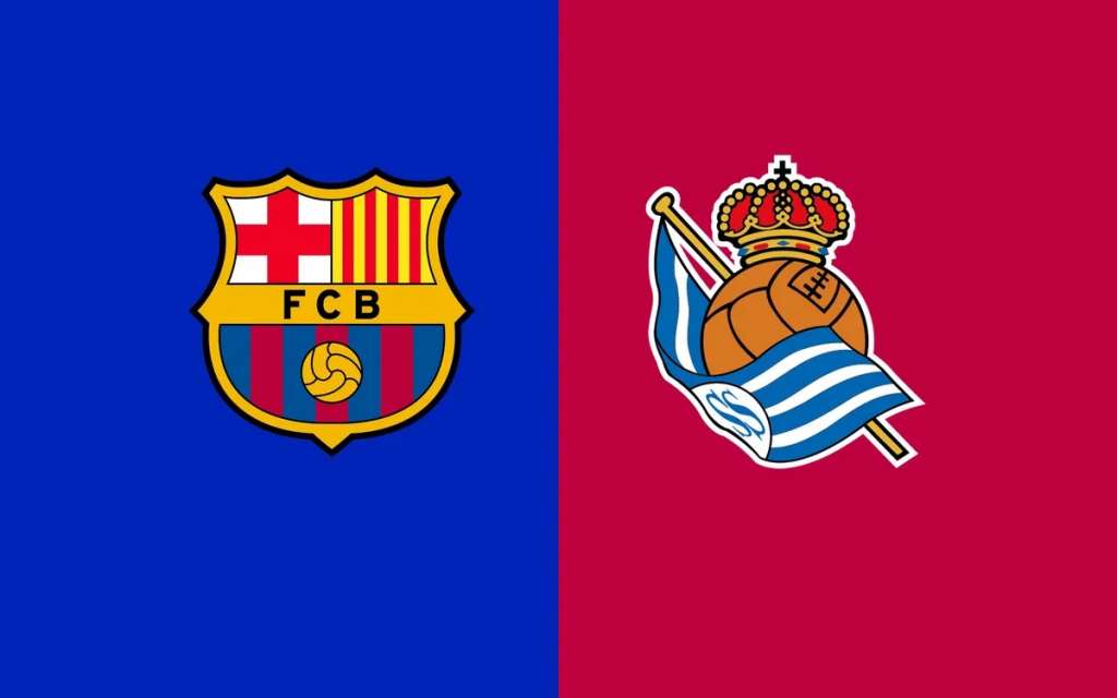 herby jklubów fc barcelona real sociedad