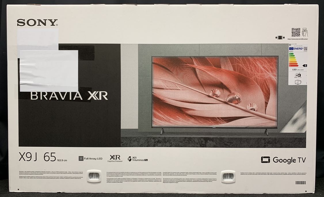 Test pierwsze wrażenia Google TV Sony BRAVIA XR LED X90J 4K karton