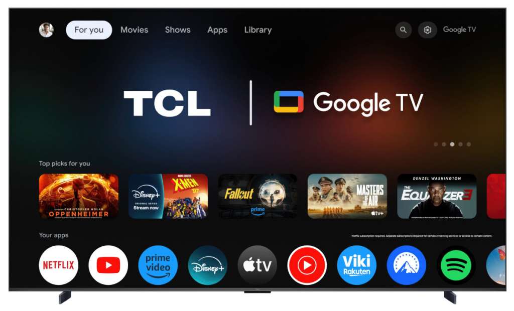 Test telewizora TCL C69K system multimedialny Google TV Android