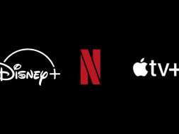 Netflix Disney+ Apple TV logo