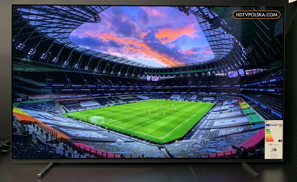 Test Sony BRAVIA XR A80J OLED Google TV 120Hz sport