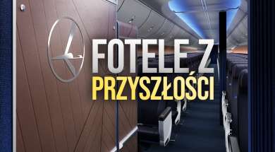 fotele z przyszłości lot kabina samolotu okładka