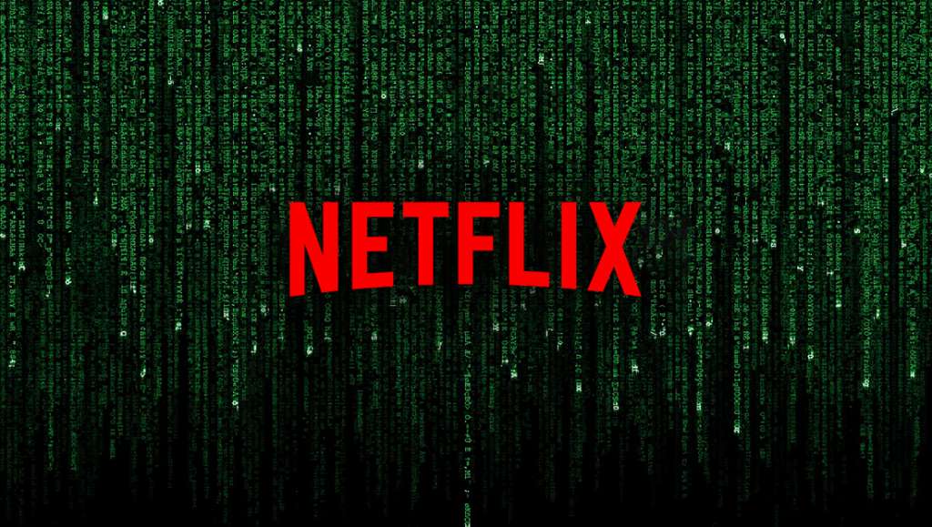netflix okładka w stylu matrix