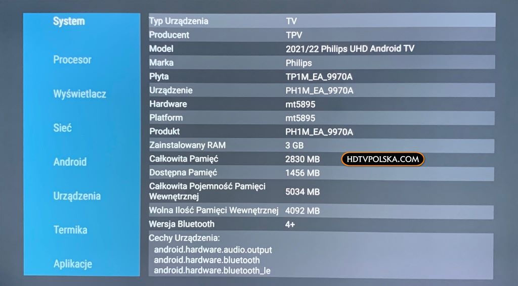 Test Philips OLED 806 OLED 856 Android 10 AIDA_1