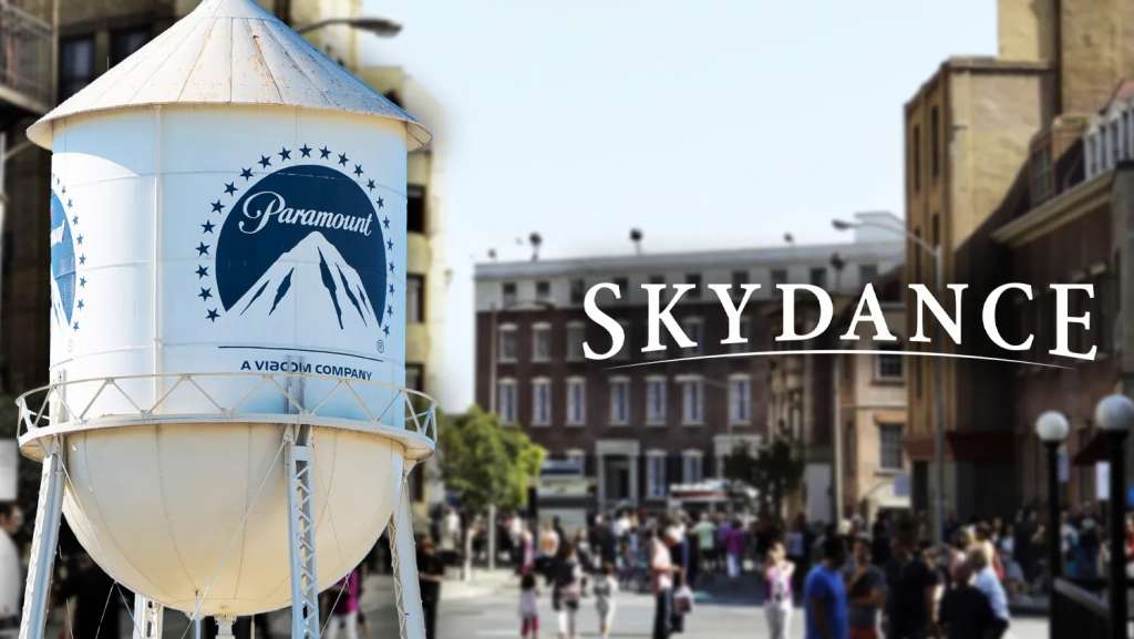 Paramount Skydance log na wieży