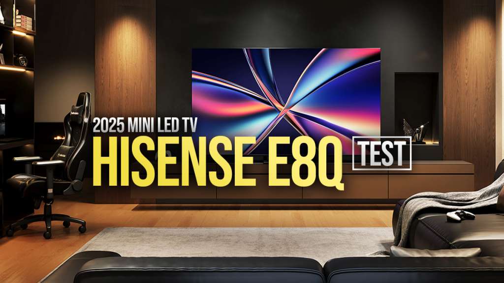 Zdjęcie główne do testu telewizora 4K Mini LED HISENSE E8Q