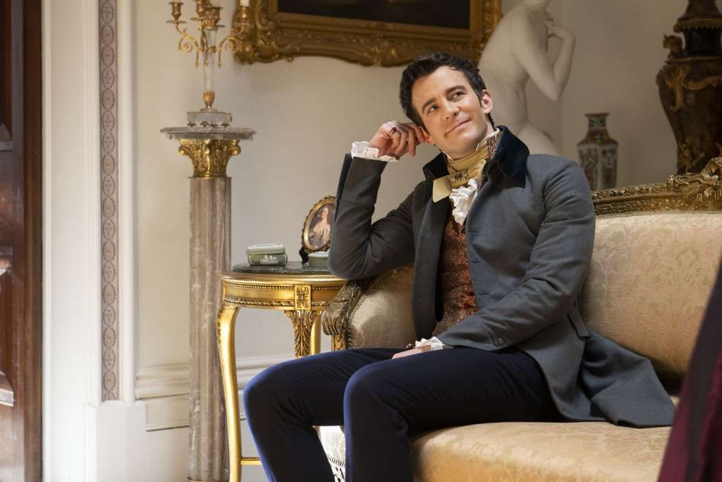 aktor Luke Thompson jako Benedict Bridgerton w serialu Netflix