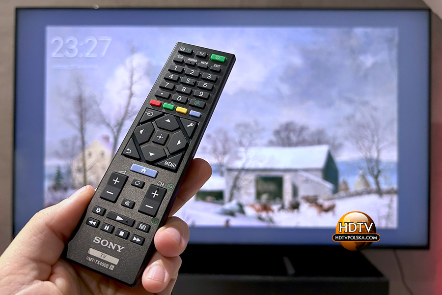 Test telewizora Sony BRAVIA 5 - pilot