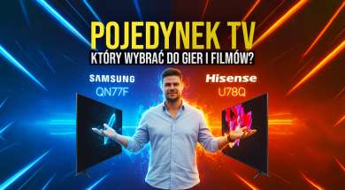 pojedynek tv który wybrać do gier i filmów samsung qn77f vs hisense u78q okładka