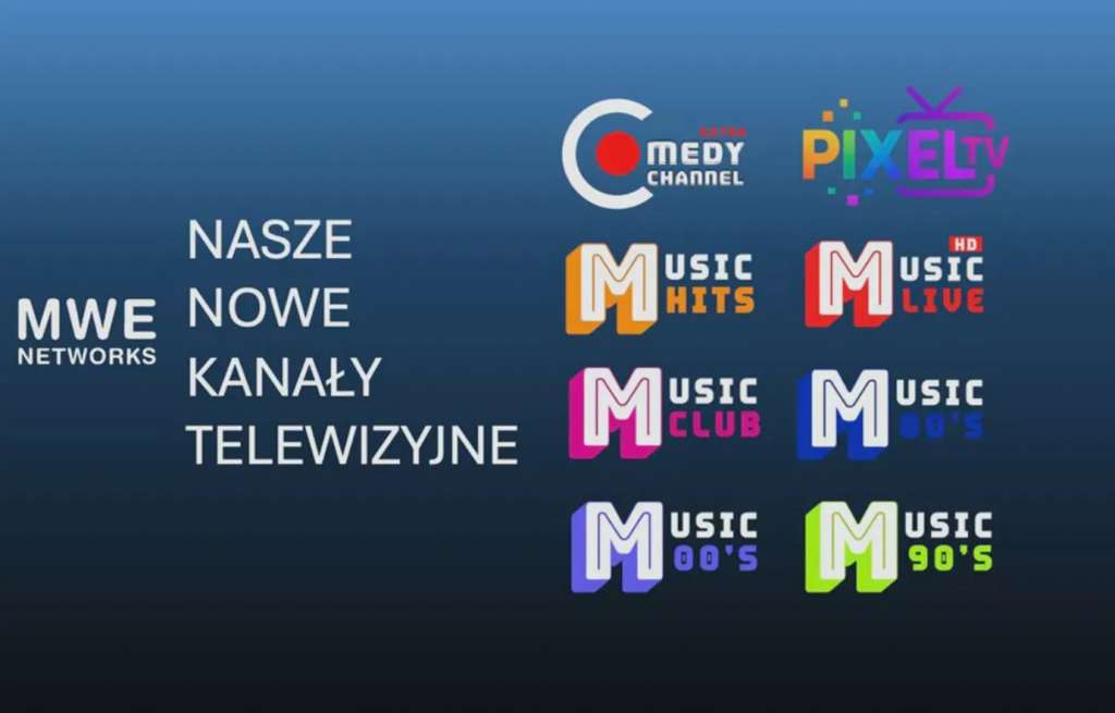 MWE Networks nowe kanały HD - grafika ilustracyjna