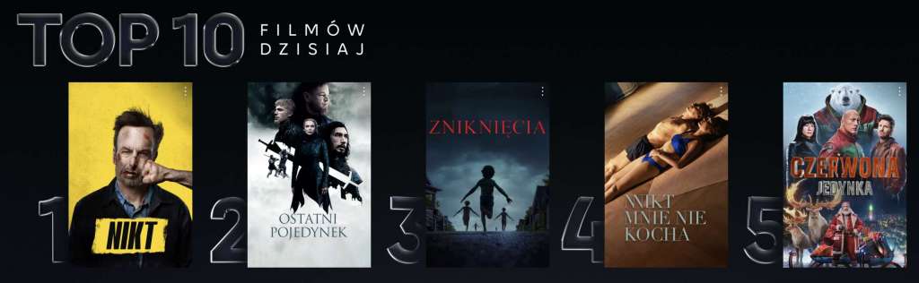 Screenshot z serwisu HBO Max z filmem Nikt