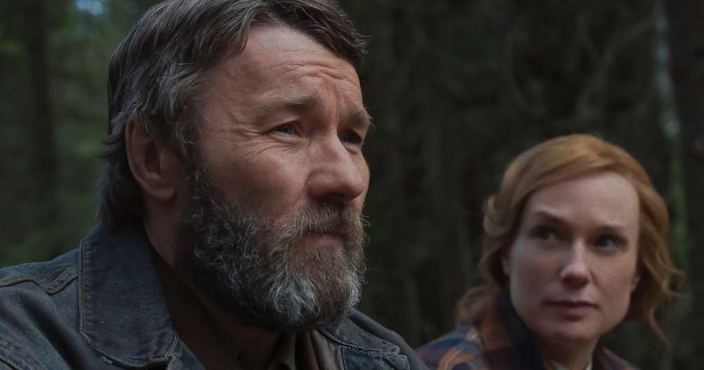 Kadr z filmu Netflixa Sny o pociągach