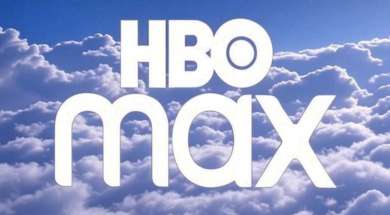 hbo max logo na tle chmur