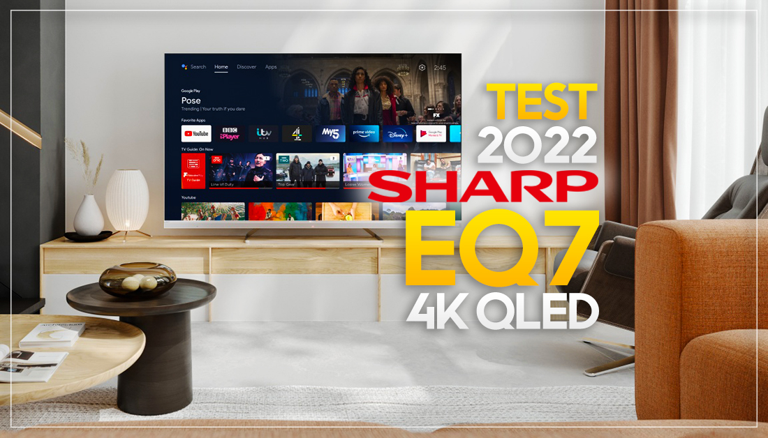 Test przystępnego cenowo TV QLED Sharp EQ6 / EQ7 Android TV. Japońska firma w mocnej formie!