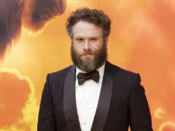 Seth Rogen attends THE KING LION European Premiere at Leicester