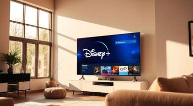 aplikacja disney plus na telewizorze
