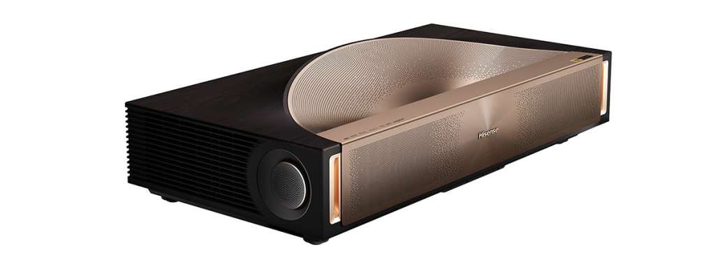 Projektor HISENSE Laser TV L9Q - widok na urządzenie pod kątem