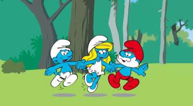 smerfy papa smerfetka