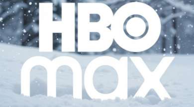 hbo max na tle śniegu