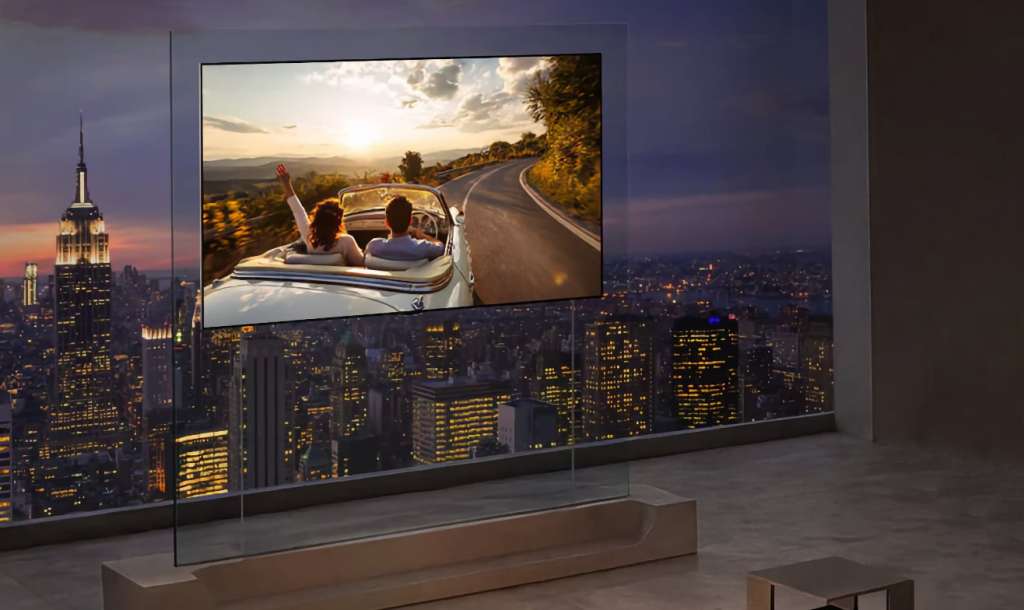 Telewizor LG OLED W6 w salonie - zdjęcie ilustracyjne