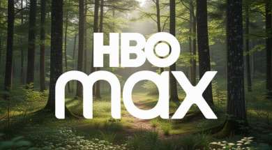 logo hbo max na tle lasu